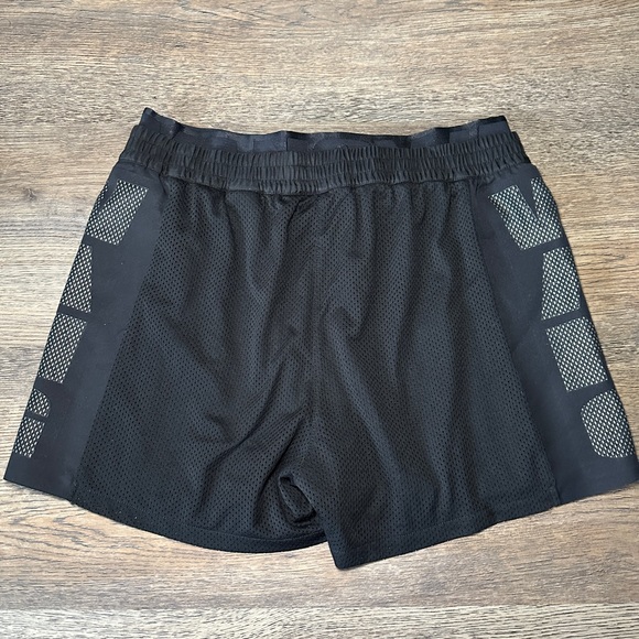 Alexander Wang X H&m Mesh Shorts Athletic Sports Black Boxing Us Size 6 - Picture 3 of 3